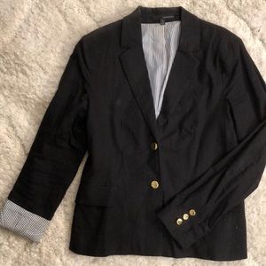 Harvè Benard blazer with a pinstripe lining.
